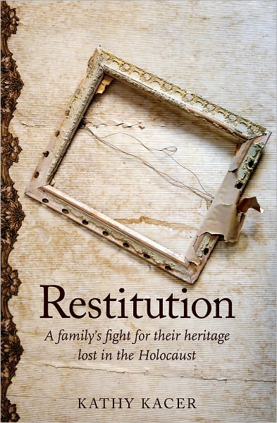 Restitution - Kathy Kacer - Books - Second Story Press - 9781897187753 - April 1, 2010