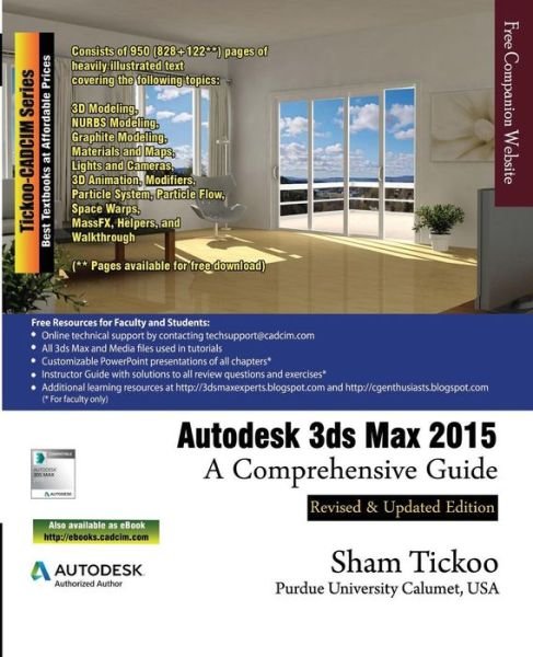 Autodesk 3DS Max 2015: a Comprehensive Guide - Cadcim Technologies - Books - Cadcim Technologies - 9781936646753 - July 17, 2014