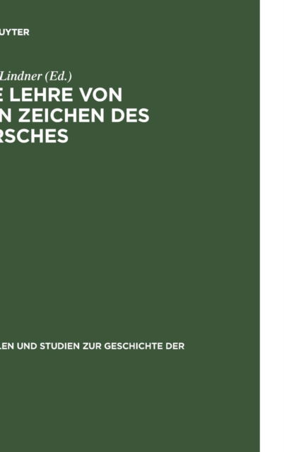 Cover for Kurt Lindner · Lehre Von Den Zeichen des Hirsches (Book) (1956)