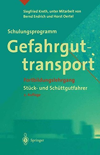 Cover for H Oertel · Schulungsprogramm Gefahrguttransport: Fortbildungslehrgang Stuck- Und Schuttgutfahrer (Taschenbuch) (2014)