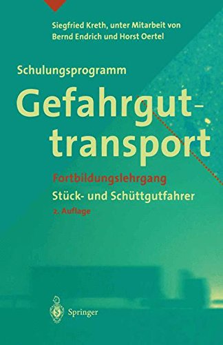 Cover for H Oertel · Schulungsprogramm Gefahrguttransport: Fortbildungslehrgang Stuck- Und Schuttgutfahrer (Paperback Book) (2014)