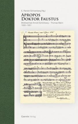Cover for Schönberg · Apropos Doktor Faustus (Buch)