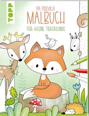 Cover for Pia Pedevilla · Pia Pedevilla Malbuch - Für kleine Tierfreunde (Taschenbuch) (2021)