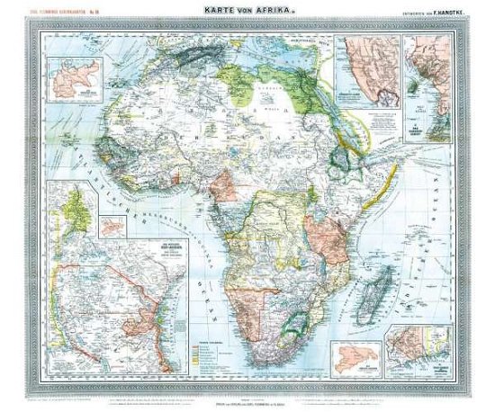 Cover for Friedrich Handtke · Historische Karte: Afrika, 1890 (Plano) (Map) (2015)