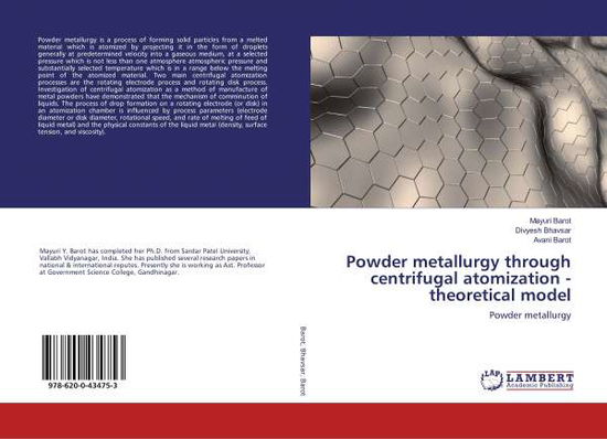 Cover for Barot · Powder metallurgy through centrif (Book)