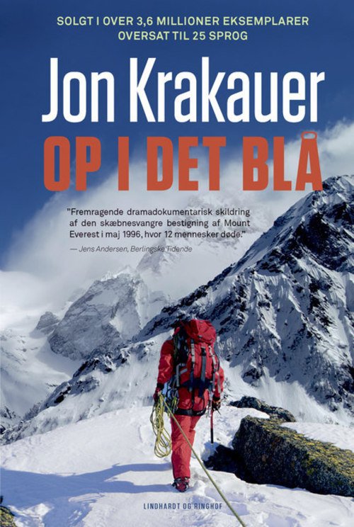 Cover for Jon Krakauer · Op i det blå, hb. (Hardcover Book) [3e uitgave] [Hardback] (2013)