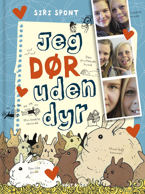 Cover for Siri Spont · Jeg DØR uden dyr (Bound Book) [1.º edición] [Indbundet] (2012)