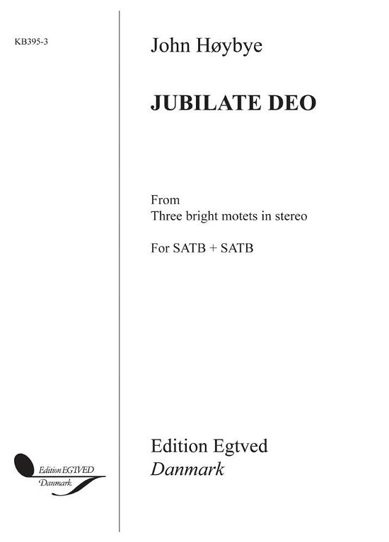 Cover for John Høybye · Jubilate Deo (Bog) [1. udgave] (2001)