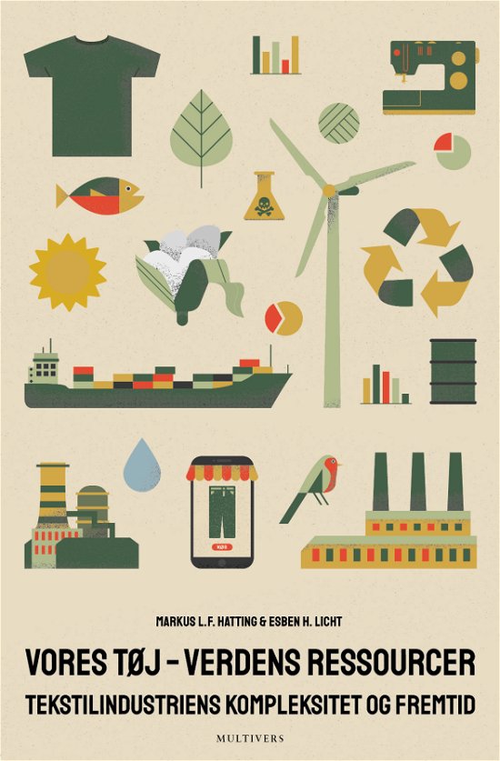 Cover for Esben H. Licht og Markus Hatting · Vores tøj – verdens ressourcer (Poketbok) [2:a utgåva] (2020)