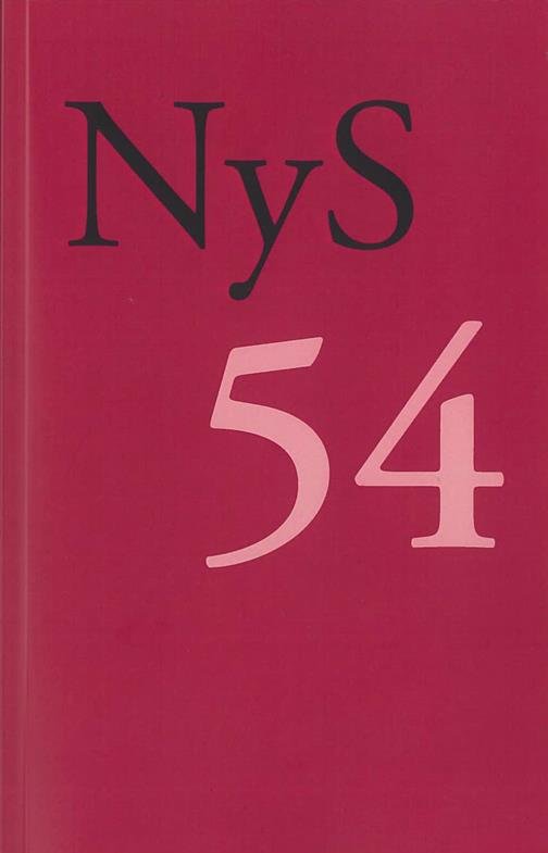 Cover for NyS. Nydanske Sprogstudier: NyS 54 (Sewn Spine Book) [1. wydanie] (2018)
