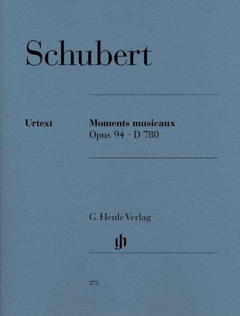 Cover for Schubert · Moments Mus.op94 D780,Kl.HN375 (Book) (2018)