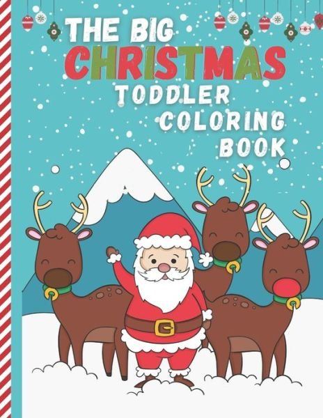 Cover for Fribla Littles · The Big Christmas Toddler Coloring Book (Paperback Book) (2020)