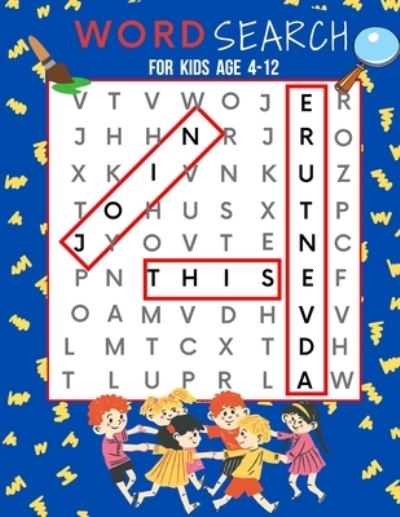 Cover for Hadil Slimani · Word Search For Kids Ages 4-12 Join The Adventure (Paperback Book) (2021)