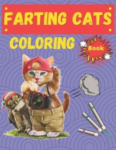 Cover for Nakab Coloring Khabba · Farting Cats Coloring Book (Paperback Bog) (2020)