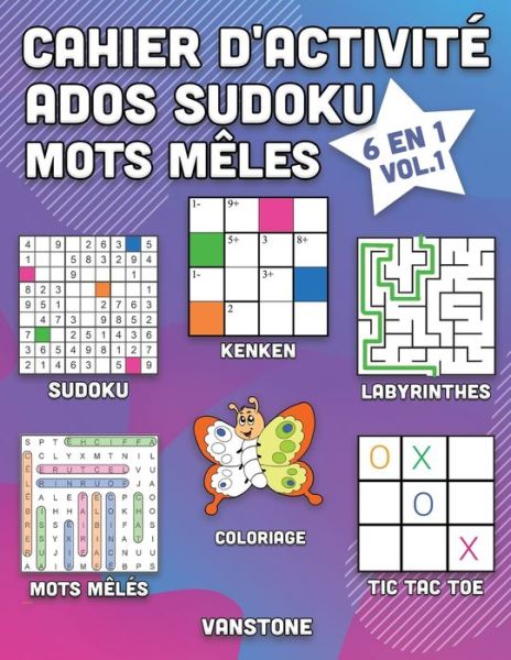 Cover for Vanstone · Cahier d'activite ados sudoku mots meles (Paperback Book) (2020)