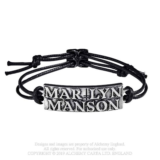 Cover for Marilyn Manson · Marilyn Manson Wrist Strap: Logo (Tillbehör) (2019)