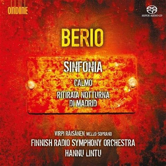 Cover for L. Berio · Sinfonia / Calmo (CD) (2014)