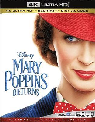 Cover for Mary Poppins Returns (Blu-Ray) (2019)