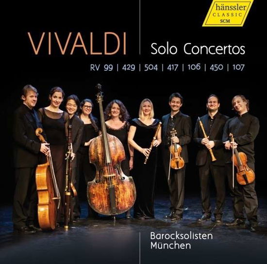 Vivaldisolo Concertos - Barocksolisten Munchen - Musiikki - HANSSLER CD - 4010276026754 - maanantai 28. huhtikuuta 2014