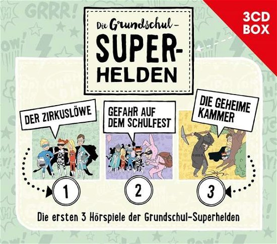 Die Grundschul-superhelden 3-cd-box Vol.1 - Die Grundschul-superhelden - Música - LAMP UND LEUTE - 4260167471754 - 20 de octubre de 2017