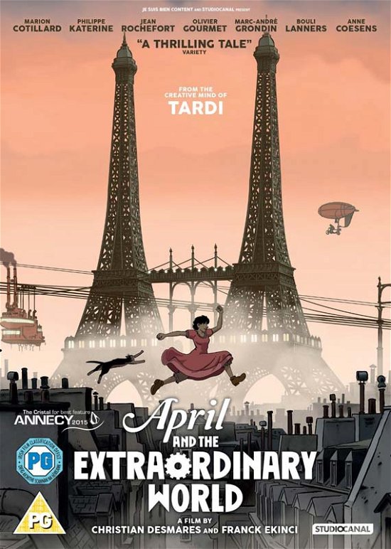 Cover for Fox · April And The Extraordinary World (DVD) (2016)