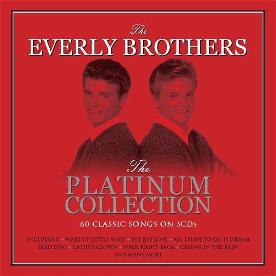 Cover for Everly Brothers · Platinum Collection (CD) [Digipack] (2019)
