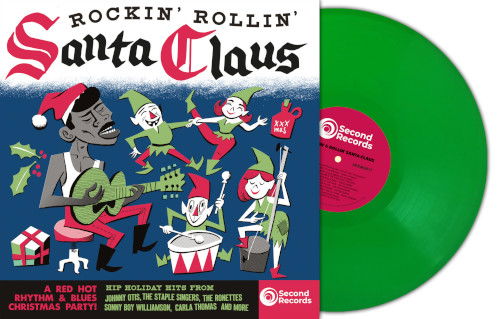 Cover for Various Artists · Rockin Rollin Santa Claus (Green Vinyl LP) (LP) (2024)