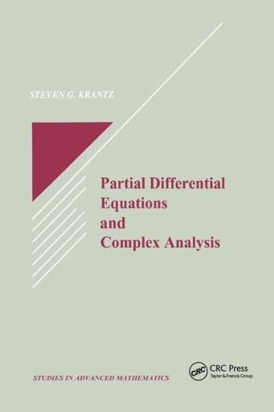 Cover for Steven G. Krantz · Partial Differential Equations and Complex Analysis (Paperback Book) (2019)