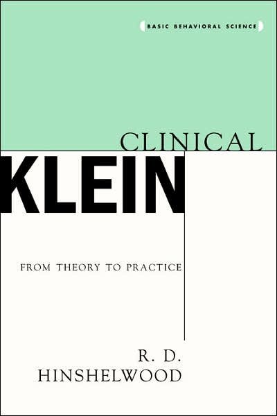 Cover for R. D. Hinshelwood · Clinical Klein (Pocketbok) [New edition] (2003)
