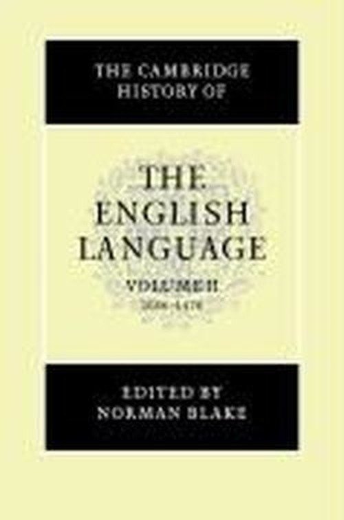 Cover for Norman Blake · The Cambridge History of the English Language - The Cambridge History of the English Language 6 Volume Hardback Set (Gebundenes Buch) (1992)