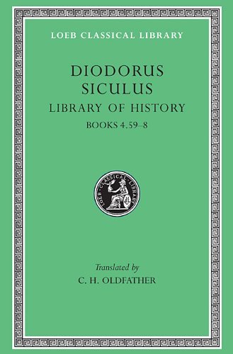 Cover for Diodorus Siculus · Library of History, Volume III: Books 4.59–8 - Loeb Classical Library (Innbunden bok) (1939)