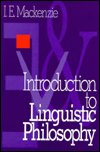 Cover for Ian E. Mackenzie · Introduction to Linguistic Philosophy (Paperback Book) (1997)