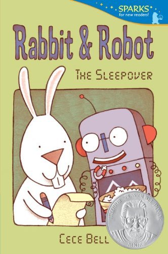 Cover for Cece Bell · Rabbit and Robot: the Sleepover (Candlewick Sparks) (Pocketbok) (2014)