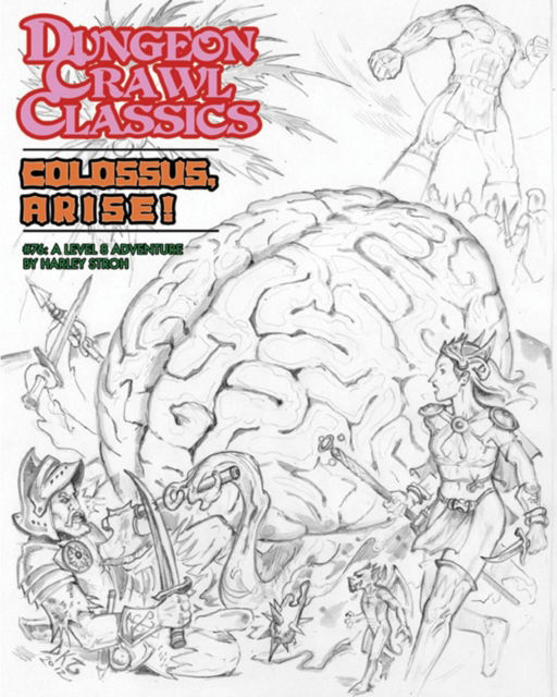 Cover for Harley Stroh · Dungeon Crawl Classics #76: Colossus, Arise! - DCC DUNGEON CRAWL CLASSICS (Paperback Book) (2024)