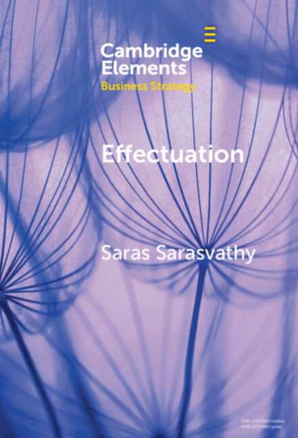 Cover for Sarasvathy, Saras (University of Virginia) · Effectuation: Rethinking Fundamental Concepts in the Social Sciences - Elements in Business Strategy (Hardcover Book) (2024)