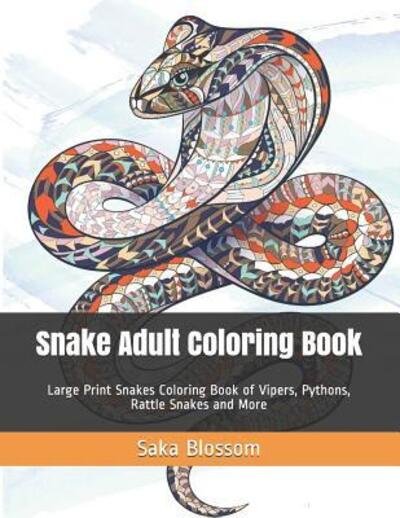 Cover for Saka Blossom · Snake Adult Coloring Book (Paperback Bog) (2019)