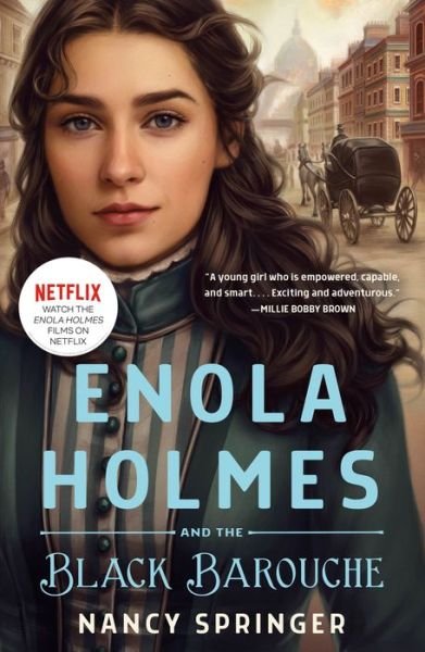 Cover for Nancy Springer · Enola Holmes and the Black Barouche - Enola Holmes (Paperback Book) (2022)