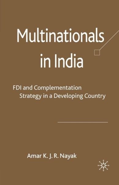 Cover for Nayak · Multinationals in India (Bog) (2008)