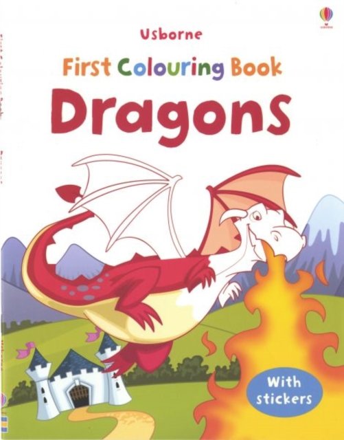 Cover for Jessica Greenwell · Dragons - Usborne First Colouring Books (Paperback Bog) (2011)