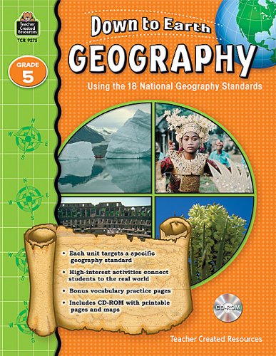 Cover for Ruth Foster · Down to Earth Geography, Grade 5 (Paperback Book) (2008)