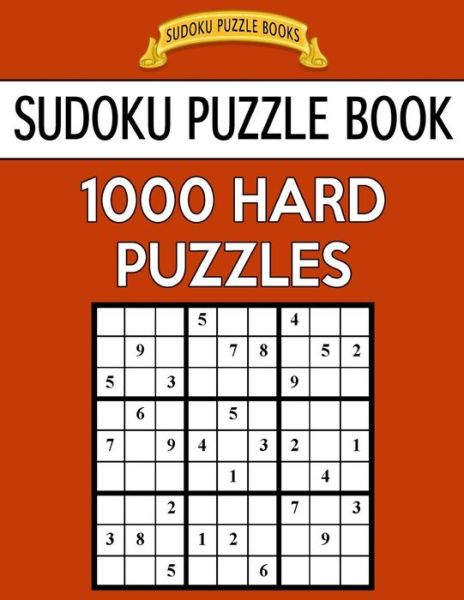 Cover for Sudoku Puzzle Books · Sudoku Puzzle Book, 1,000 Hard Puzzles (Pocketbok) (2017)