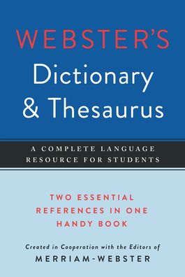 Cover for Federal Street Press · Webster's Dictionary &amp; Thesaurus (Paperback Book) (2018)