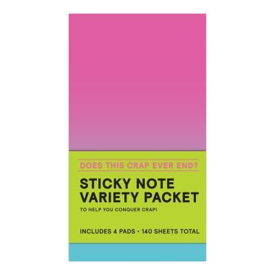 Knock Knock Does This Crap Ever End? Sticky Notes Variety Pack Set - Knock Knock - Bøger - Knock Knock - 9781683493754 - 8. december 2022
