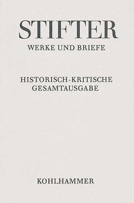 Cover for Adalbert Stifter · Schriften Zur Bildenden Kunst: Texte (Adalbert Stifter: Werke Und Briefe) (German Edition) (Innbunden bok) [German edition] (2012)