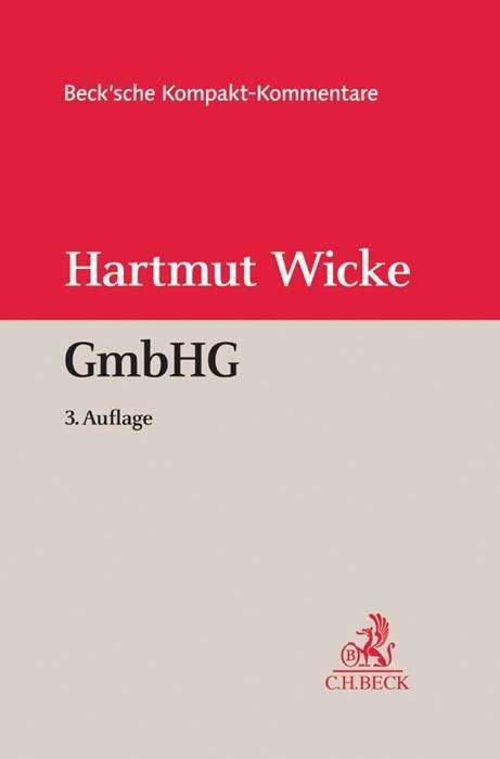 Cover for Wicke · Gesetz betreffend die Gesellschaf (Book)