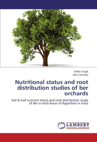 Cover for Atul Chandra · Nutritional Status and Root Distribution Studies of Ber Orchards: Soil &amp; Leaf Nutrient Status and Root Distribution Study of Ber  in Arid Areas of Rajasthan in India (Paperback Bog) (2012)