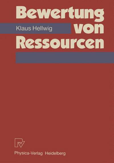 Cover for Klaus Hellwig · Bewertung von Ressourcen (Paperback Book) [German edition] (1987)