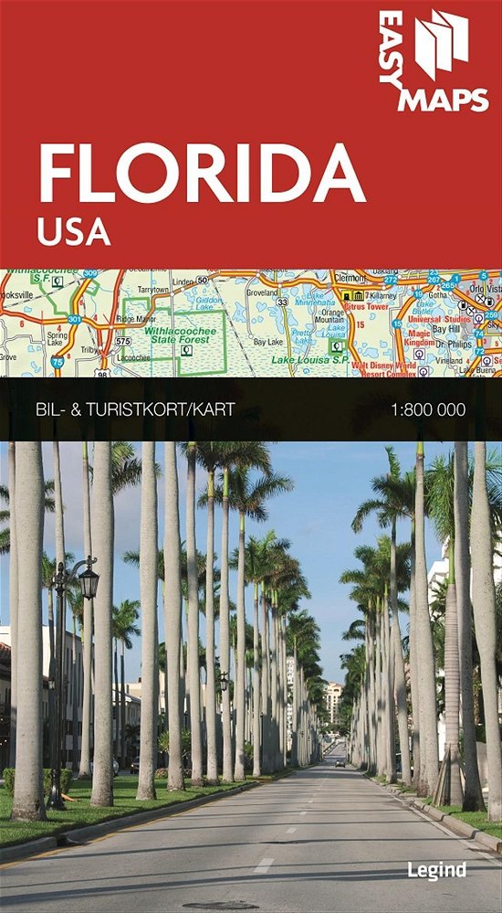 Cover for Legind A/S · Easy Maps - Lande og regioner: Easy Maps - Florida (Map) [1st edition] (2015)
