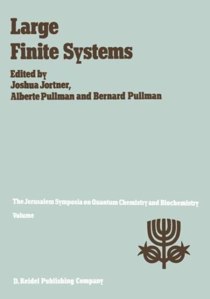 Cover for Joshua Jortner · Large Finite Systems: Proceedings of the Twentieth Jerusalem Symposium on Quantum Chemistry and Biochemistry Held in Jerusalem, Israel, May 11-14, 1987 - Jerusalem Symposia (Paperback Book) [Softcover reprint of the original 1st ed. 1987 edition] (2011)