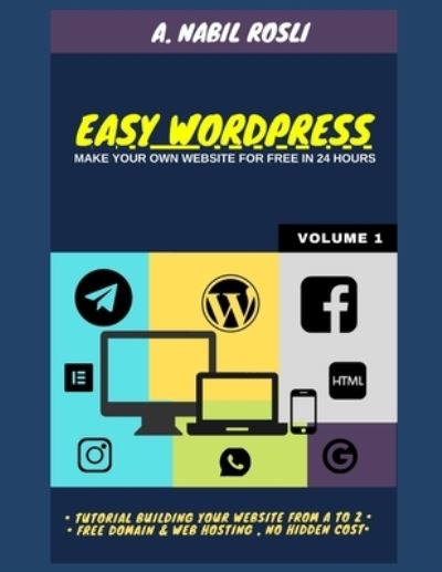 Cover for A Nabil Rosli · Easy Wordpress (Pocketbok) (2020)